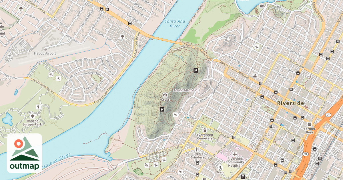 Map of Armpit Mantle