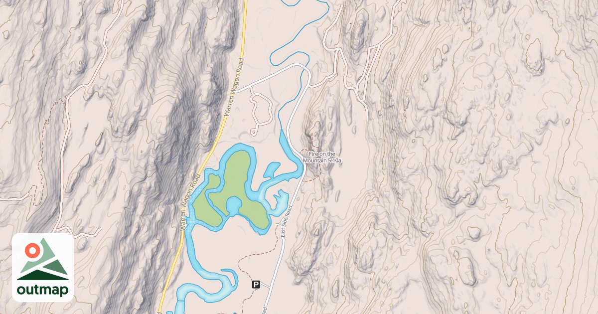 Map of Fire on the Mountain