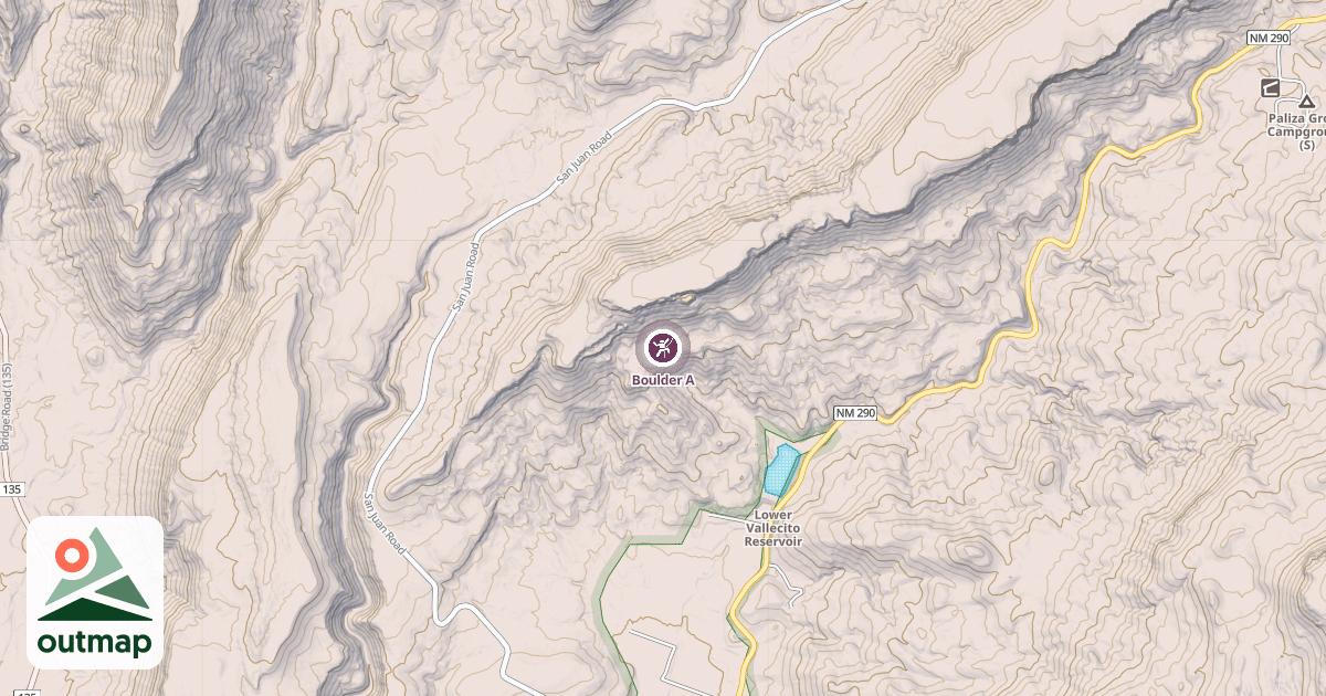 Map of Boulder A