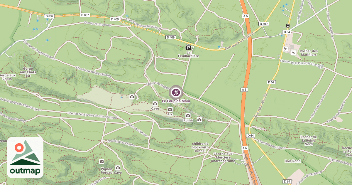 Map of Le Coup de Main