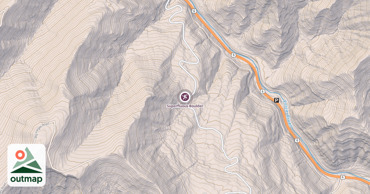 Map of Superfluous Boulder