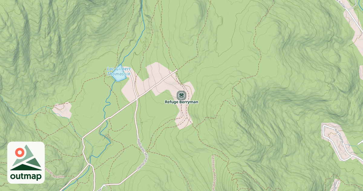 Map of Refuge Berryman