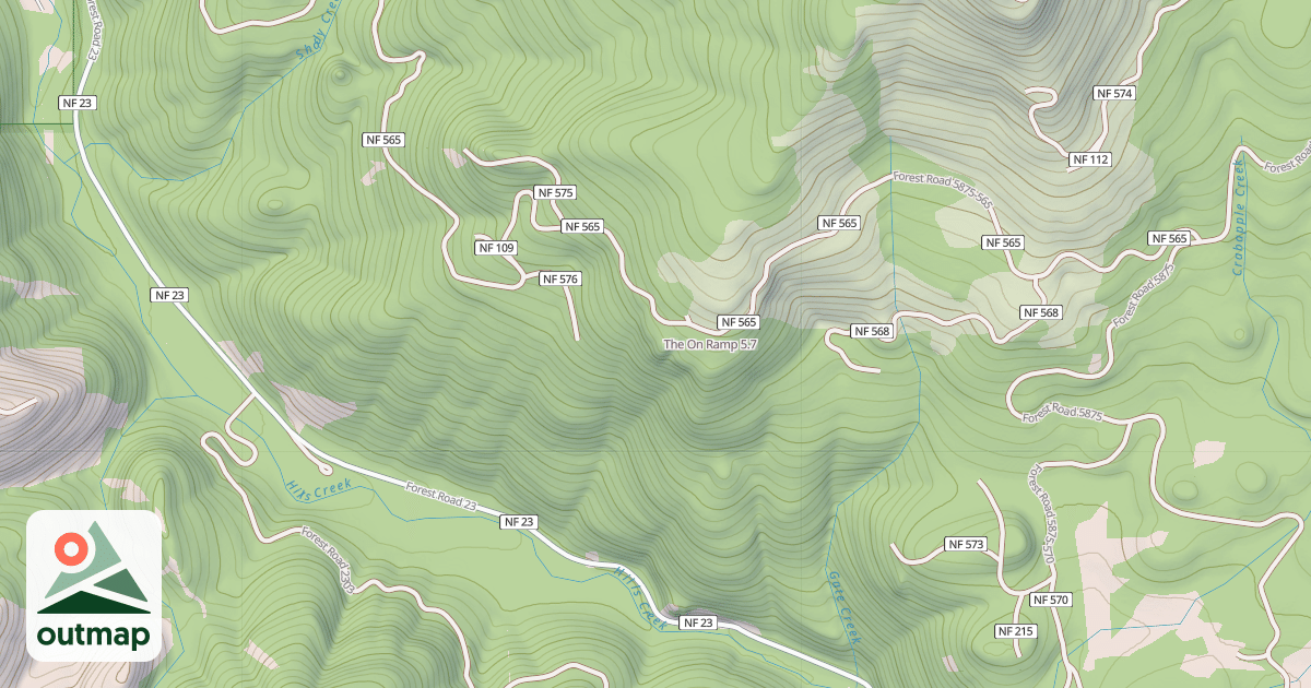 Map of The On Ramp