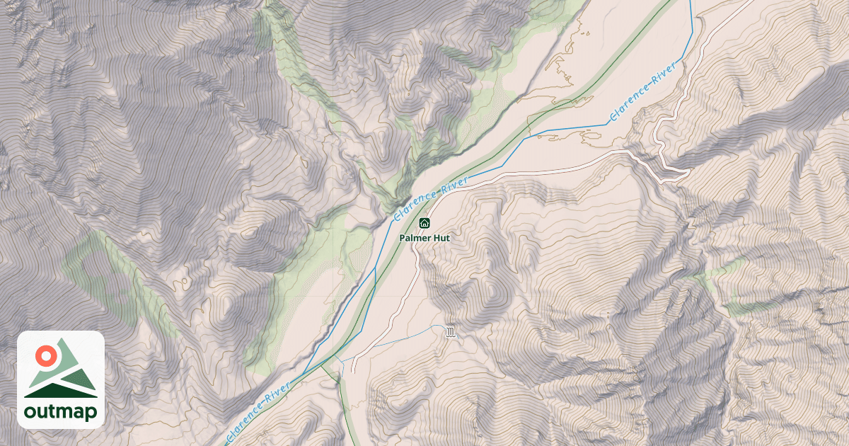 Map of Palmer Hut