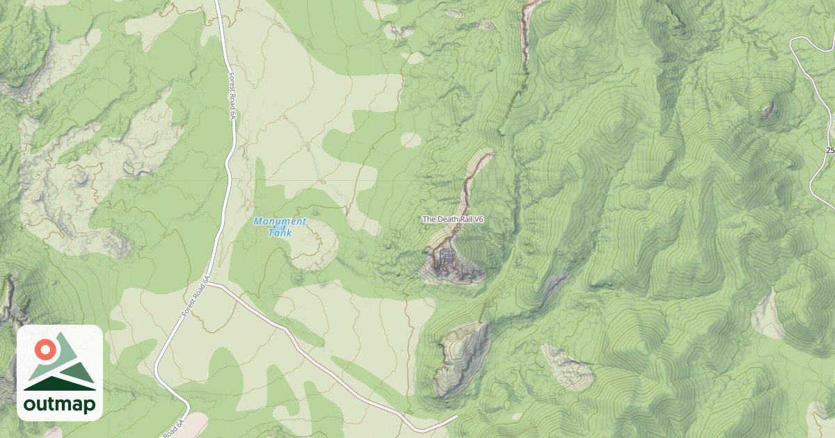 Map of The Death Rail