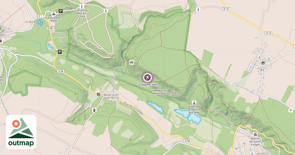 Map of Le Dièdre Vert