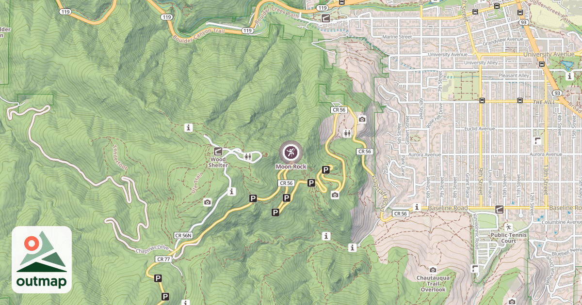 Map of Moon Rock