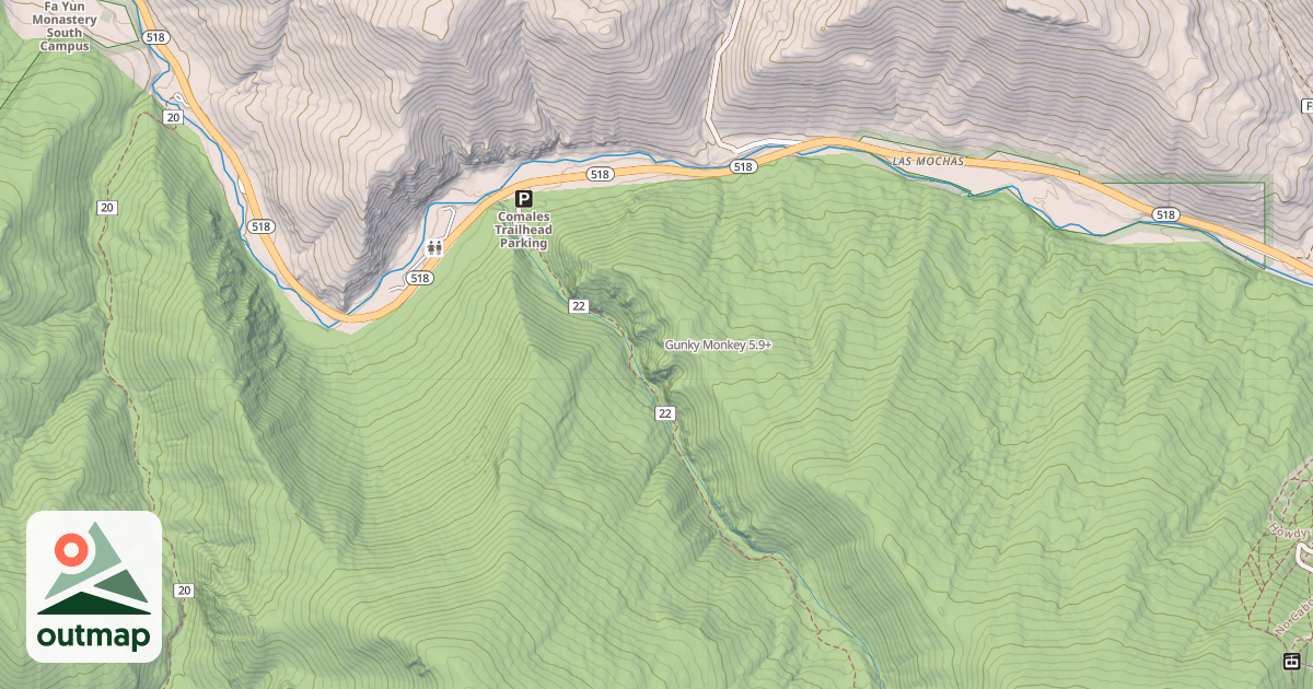 Map of Gunky Monkey