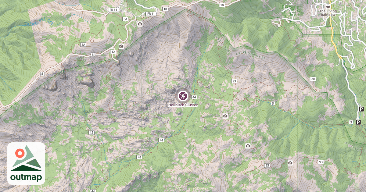 Map of Hellbitch Cluster