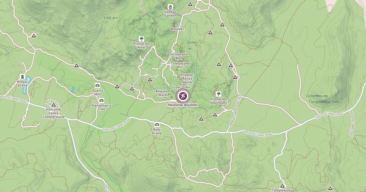 Map preview of Neowise Boulder