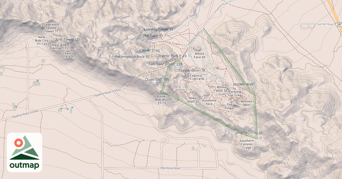 Map of Catalina