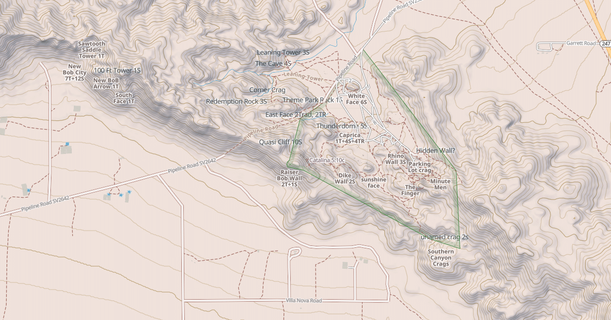 Map preview of Catalina