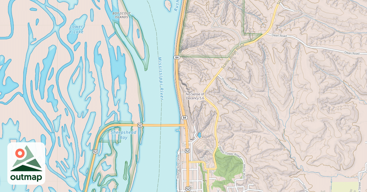 Map of No Sense of Decency in Carroll