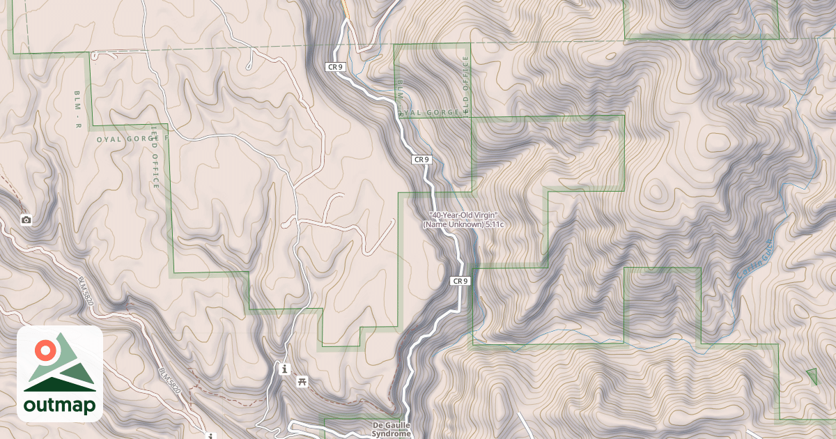 Map of "40-Year-Old Virgin" (Name Unknown)