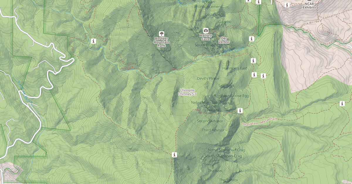 Map preview of Chosspile Chimney
