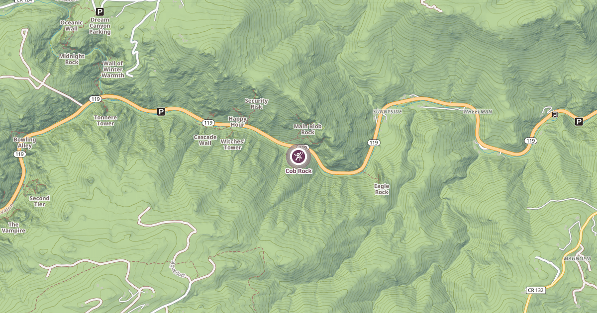 Map preview of Cob Rock