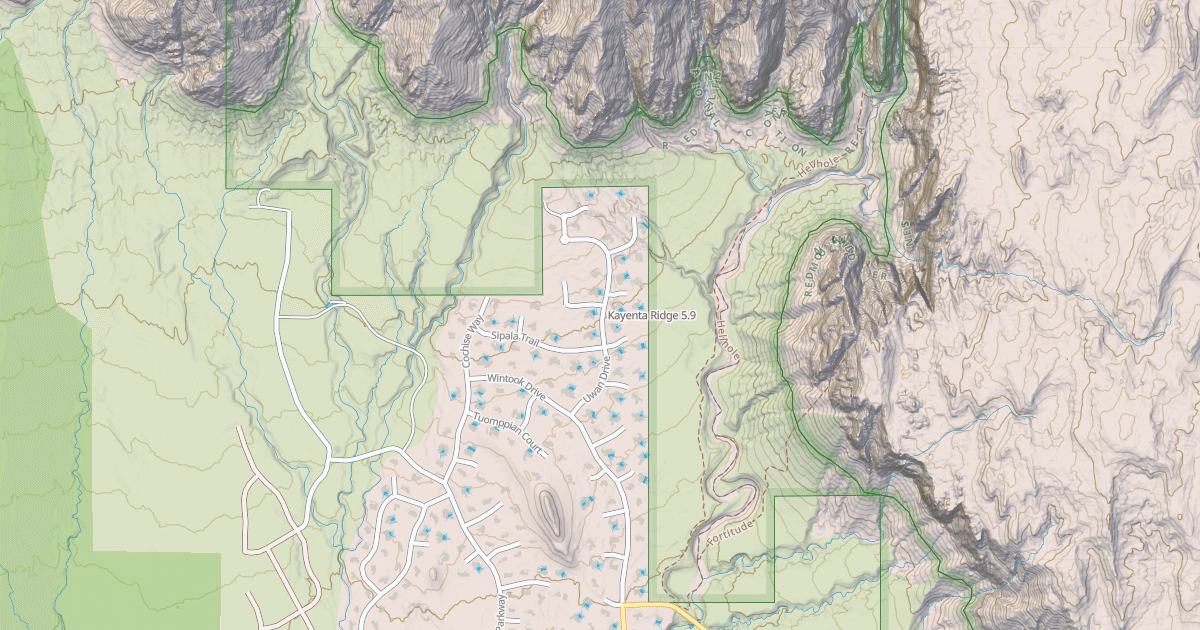 Map preview of Kayenta Ridge