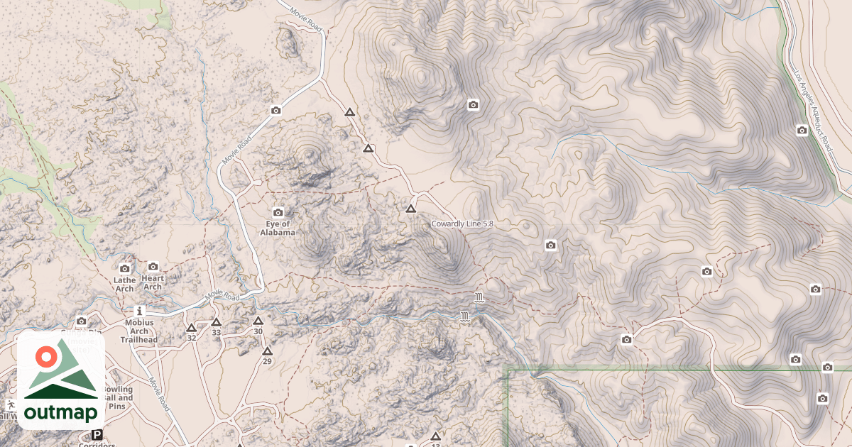 Map of Cowardly Line