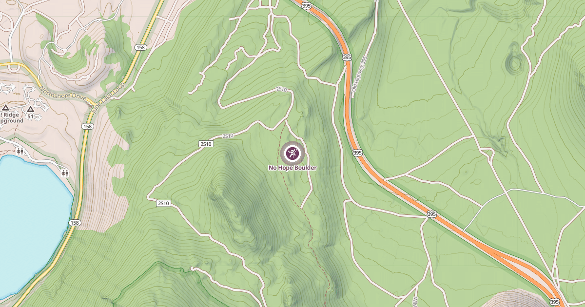 Map preview of No Hope Boulder