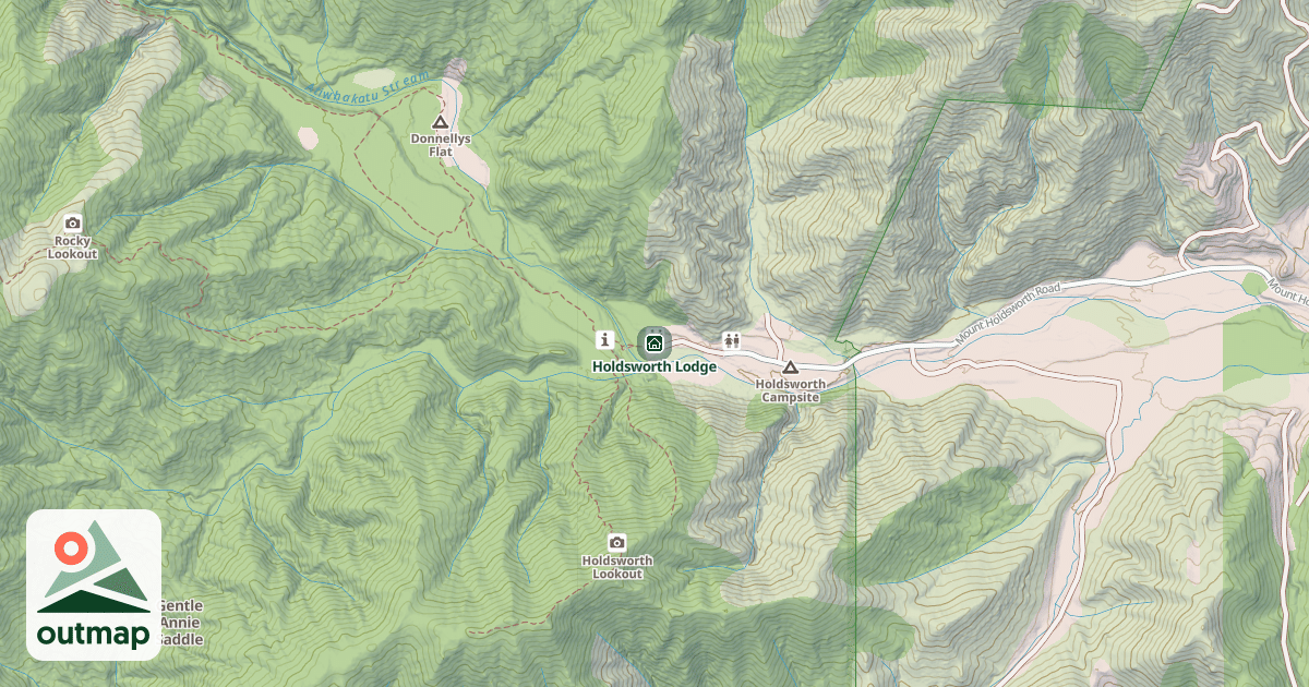Map of Holdsworth Lodge