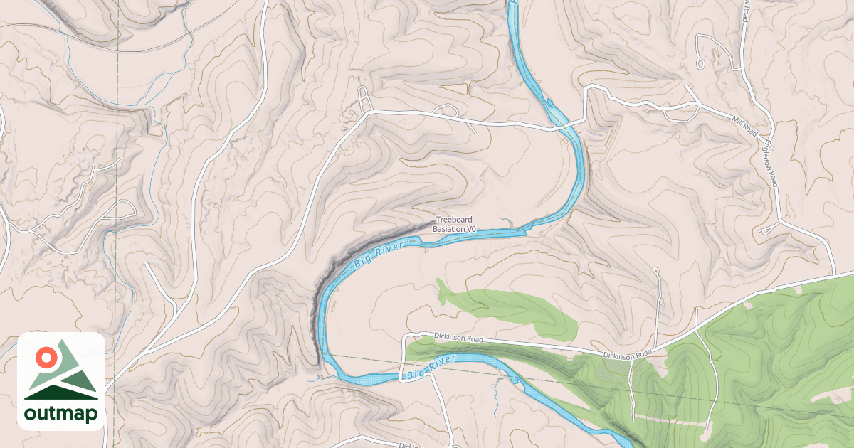 Map of Treebeard Basiation