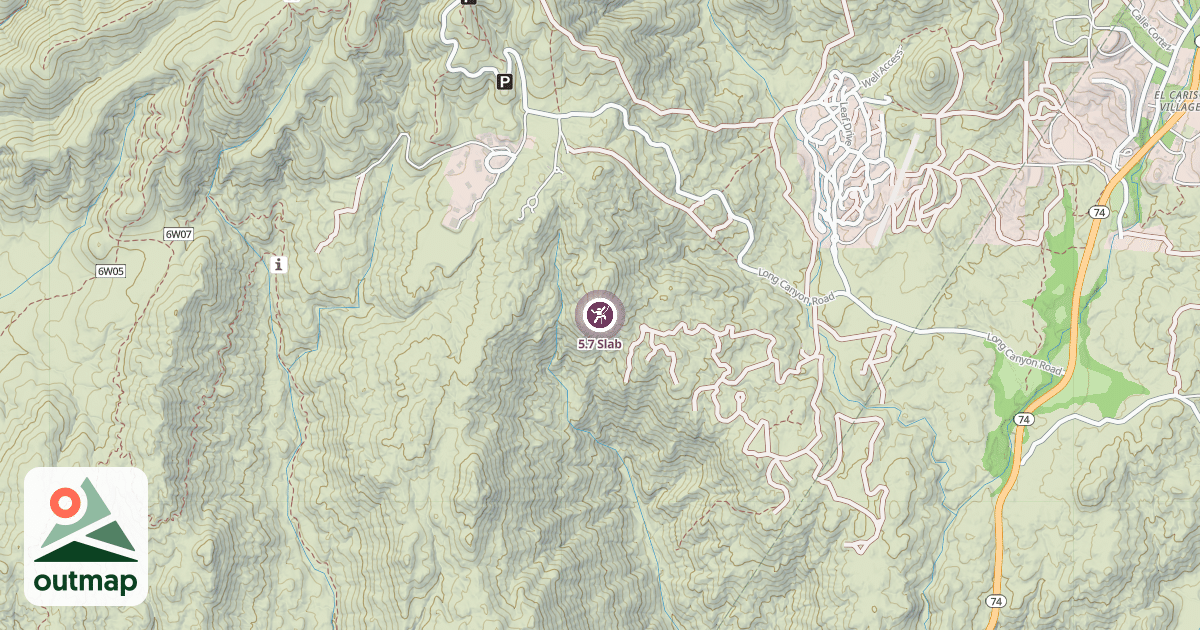 Map of 5.7 Slab
