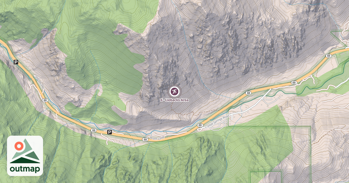 Map of 6 - Liebacks Area