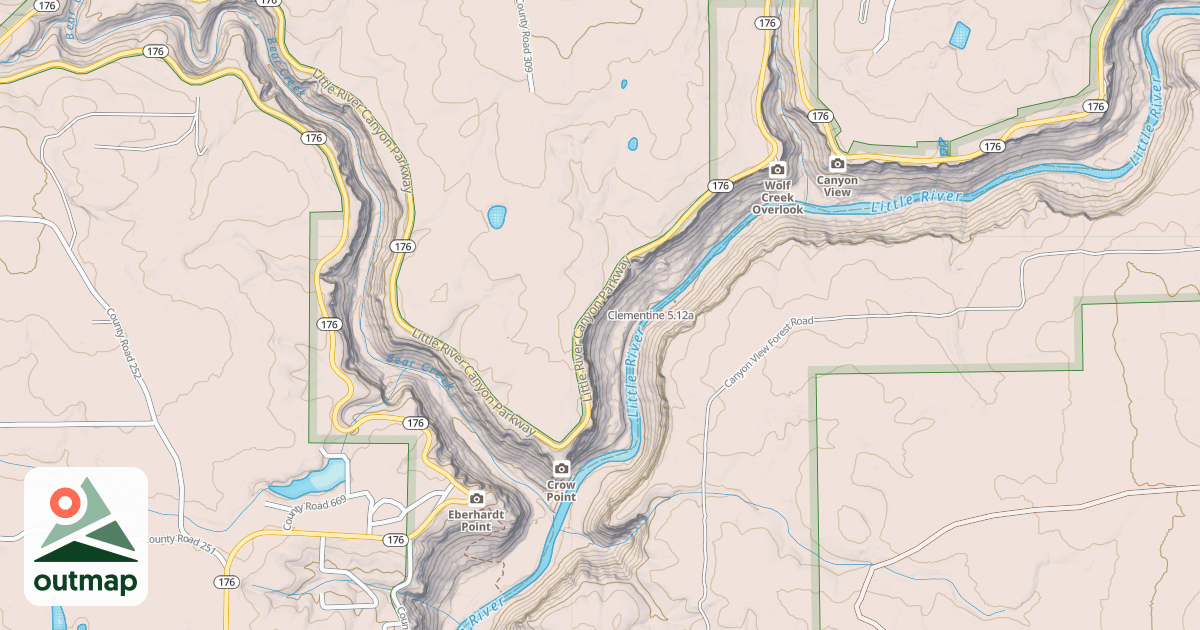 Map of Clementine