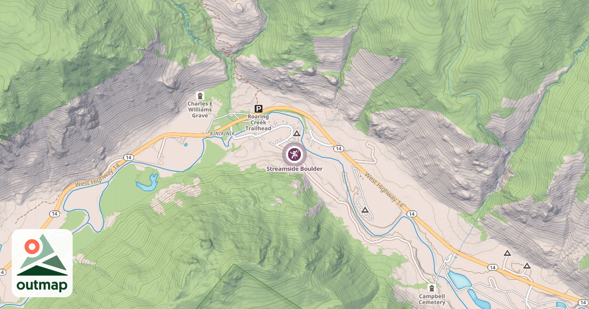 Map of Streamside Boulder