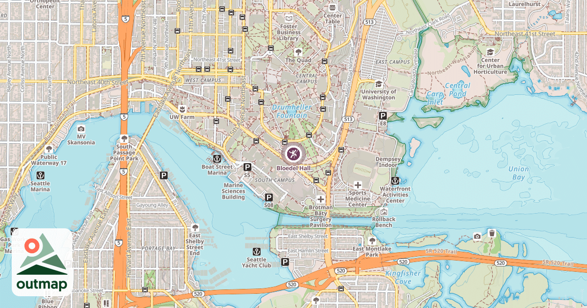 Map of Bloedel Hall