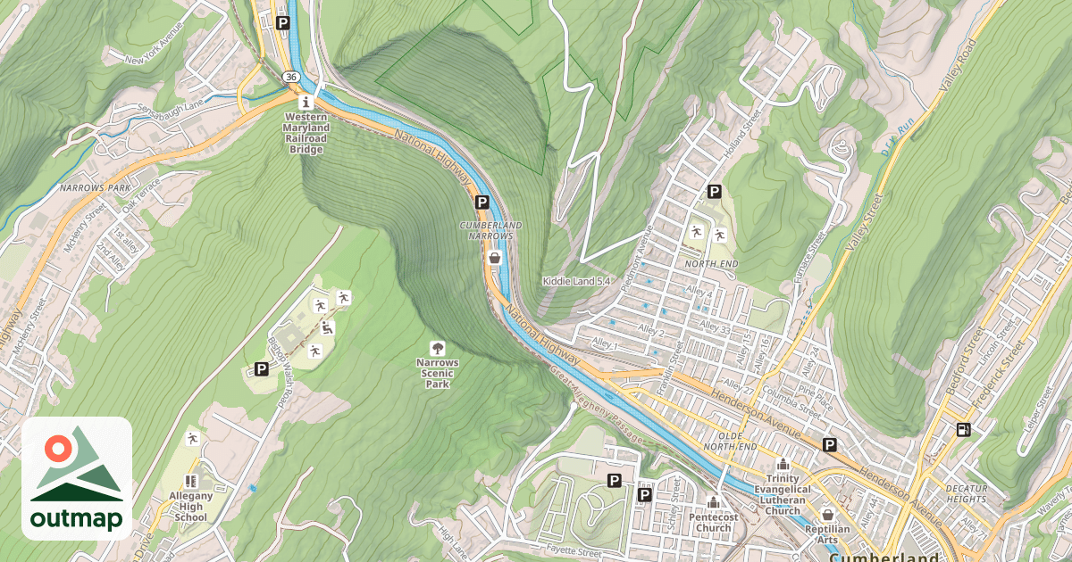 Map of Kiddie Land