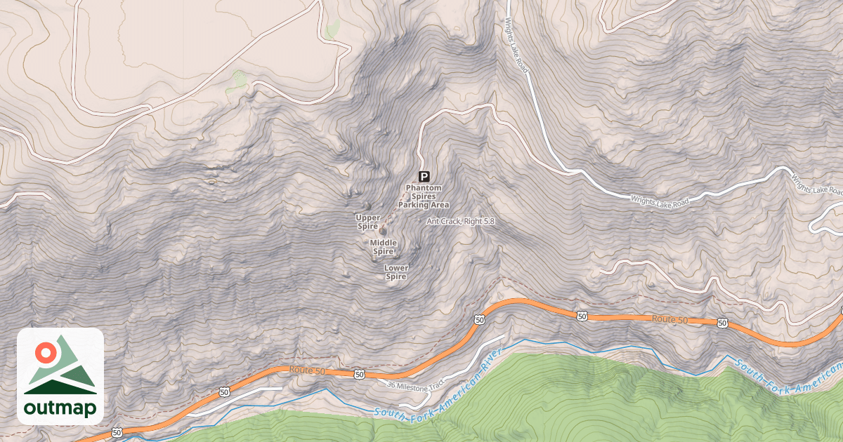 Map of Ant Crack, Right