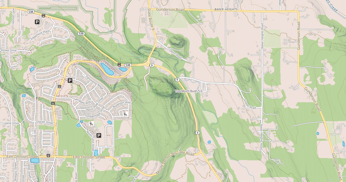 Map preview of Too Much Bush