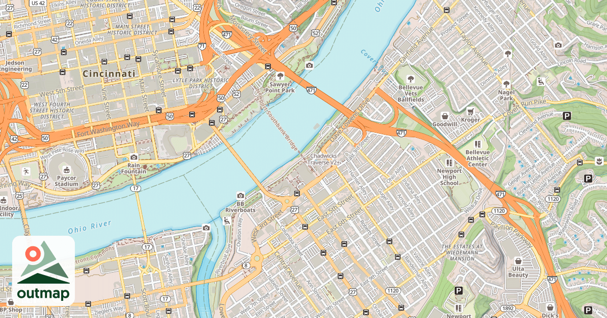 Map of Chadwicks Traverse