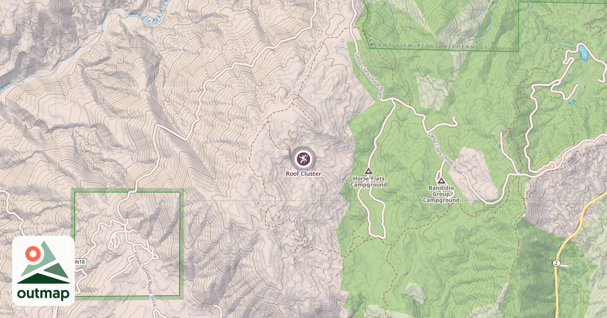 Map of Roof Cluster