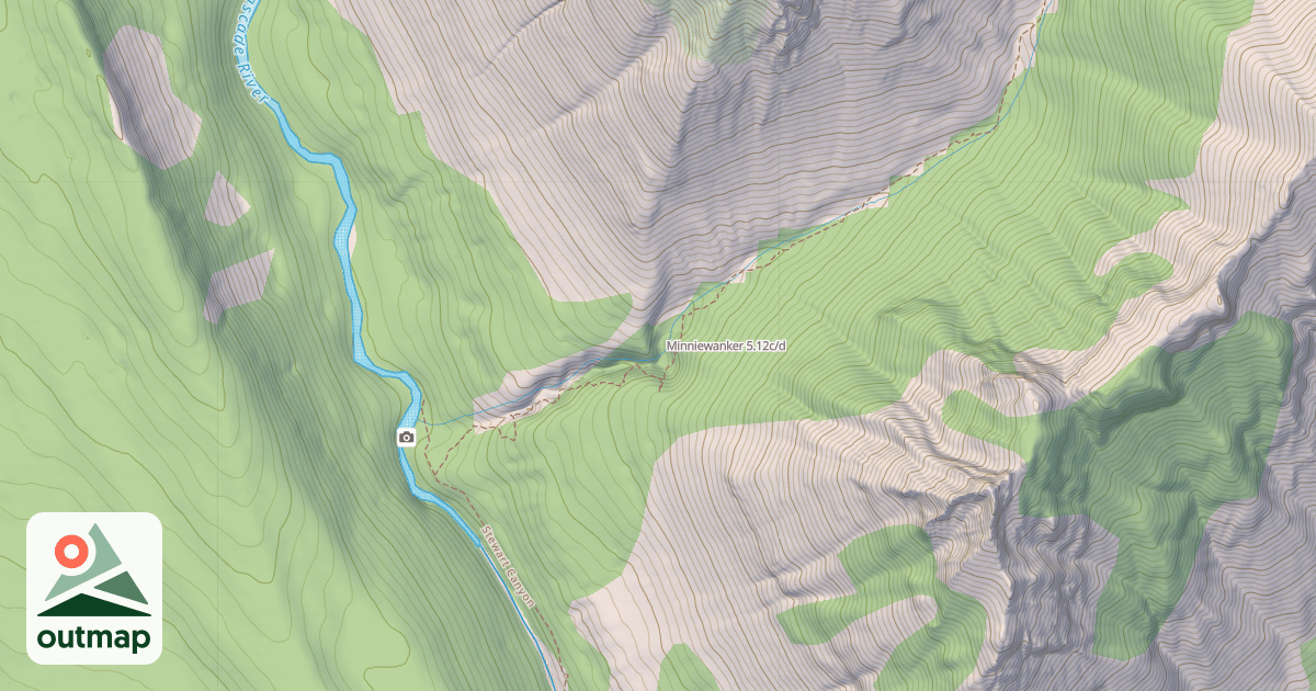 Map of Minniewanker