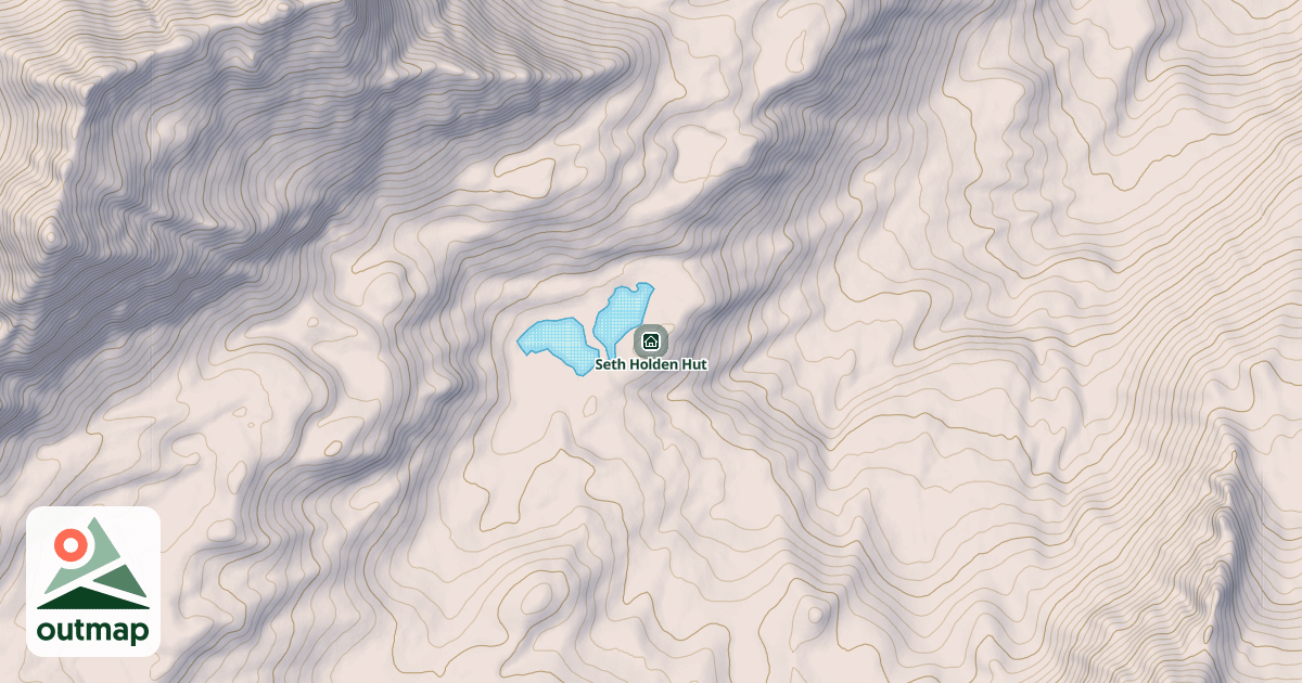 Map of Seth Holden Hut