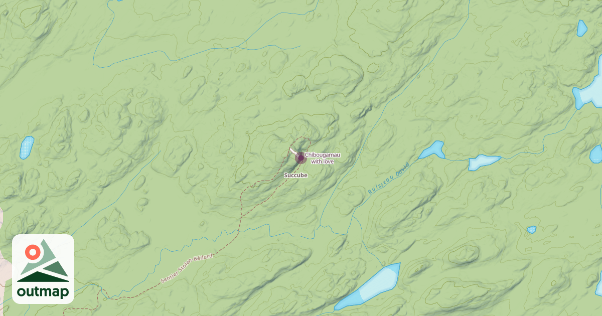 Map of Chibougamau with love