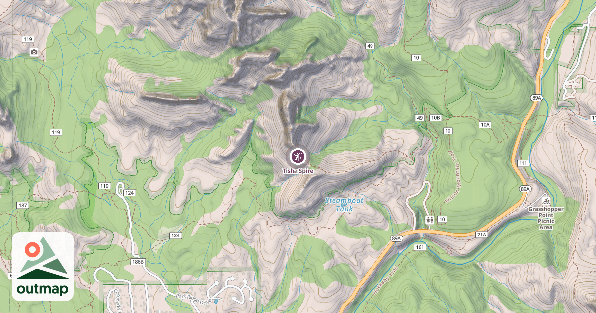Map of Tisha Spire