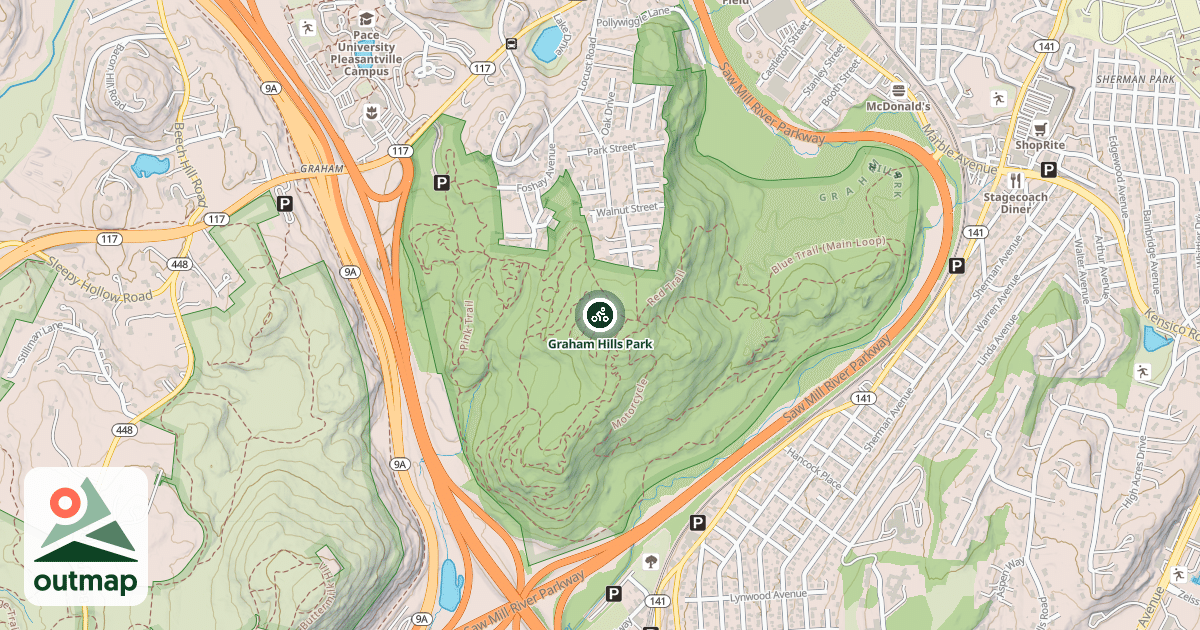 Map of Graham Hills Park