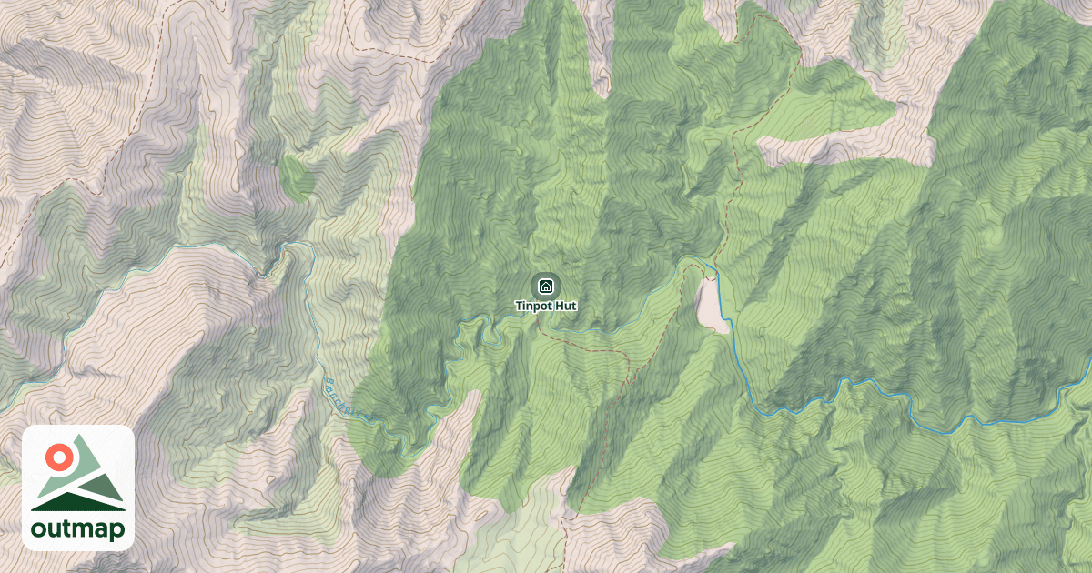 Map of Tinpot Hut
