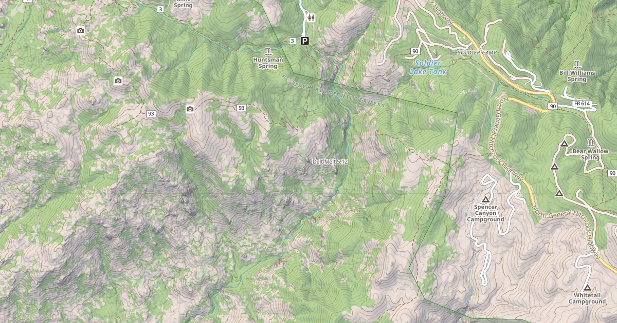 Map preview of Delt Melt