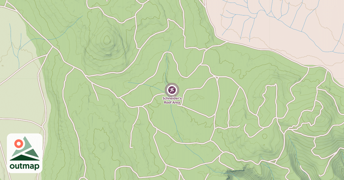 Map of Schneider's Roof Area