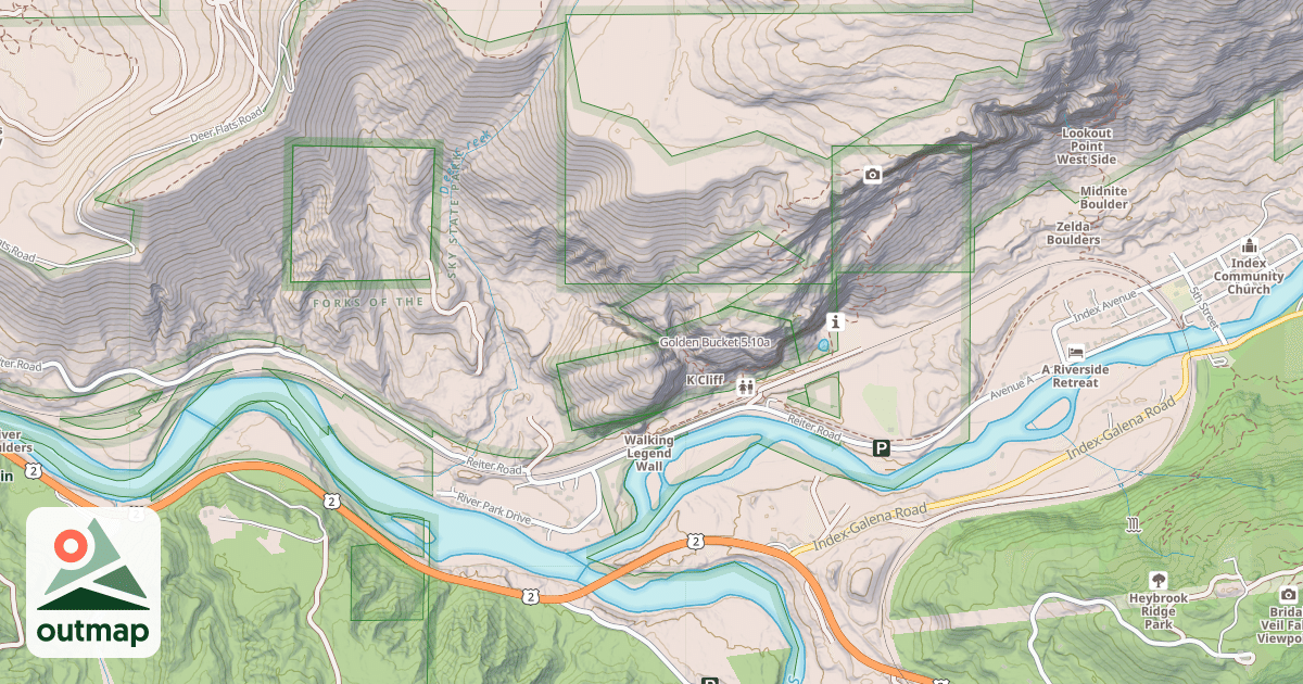 Map of Golden Bucket