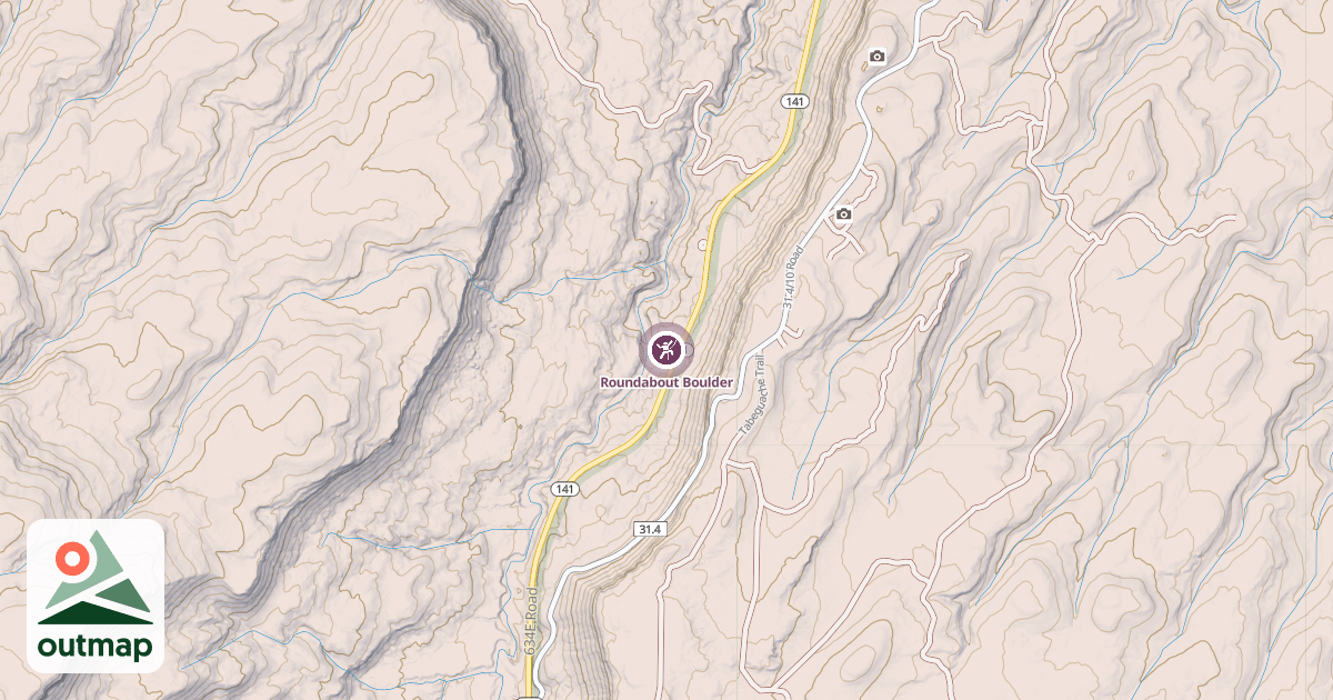 Map of Roundabout Boulder
