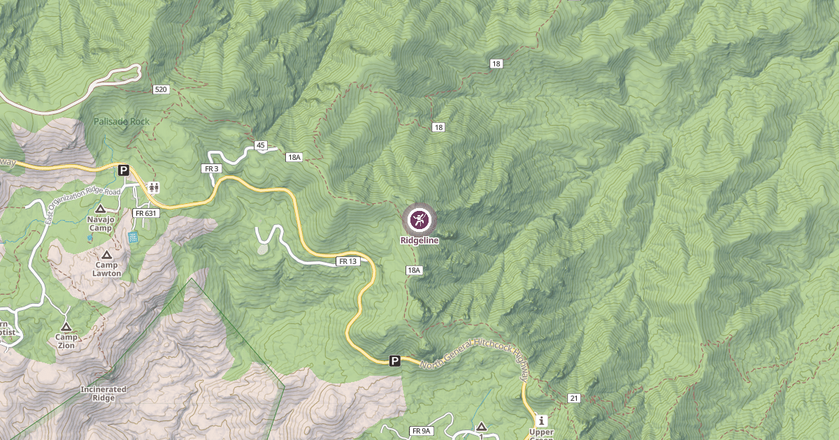 Map preview of Ridgeline