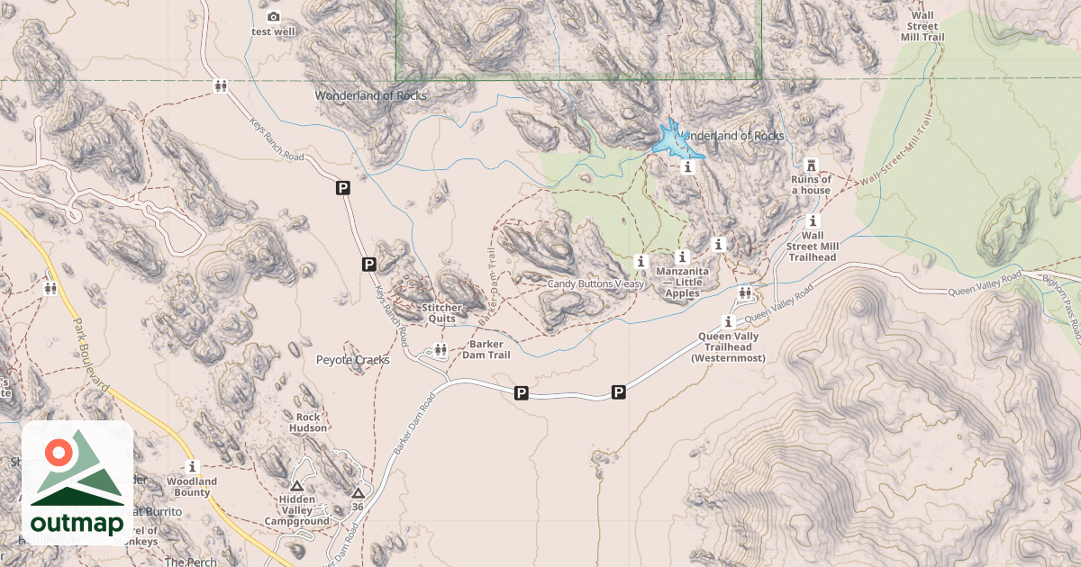 Map of Candy Buttons