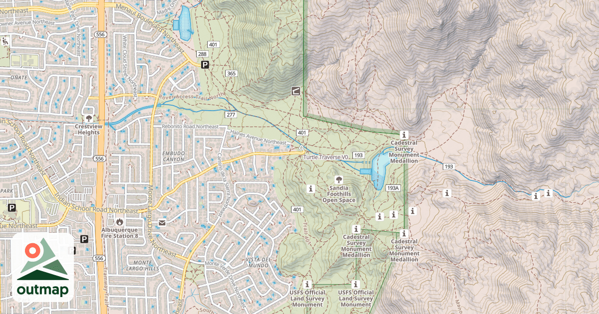 Map of Turtle Traverse