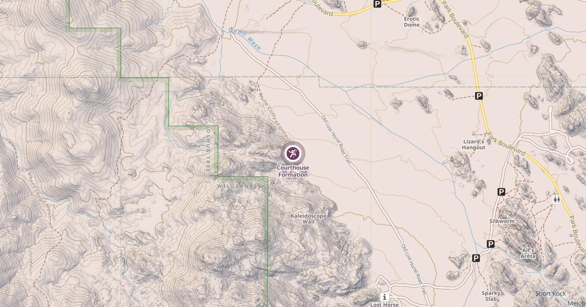 Map preview of Courthouse Formation
