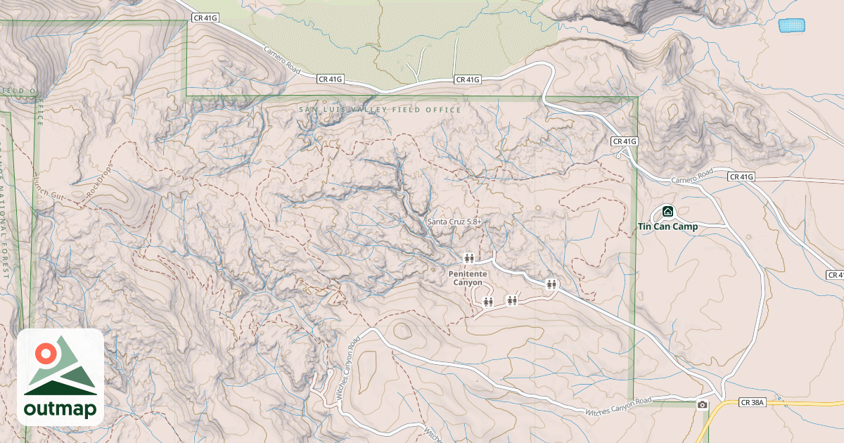 Map of Santa Cruz